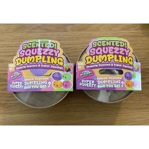 Outplay Squezzy Dumpling Kids Lot - 2 Multicolor New Scented Mystery Squishy Toy